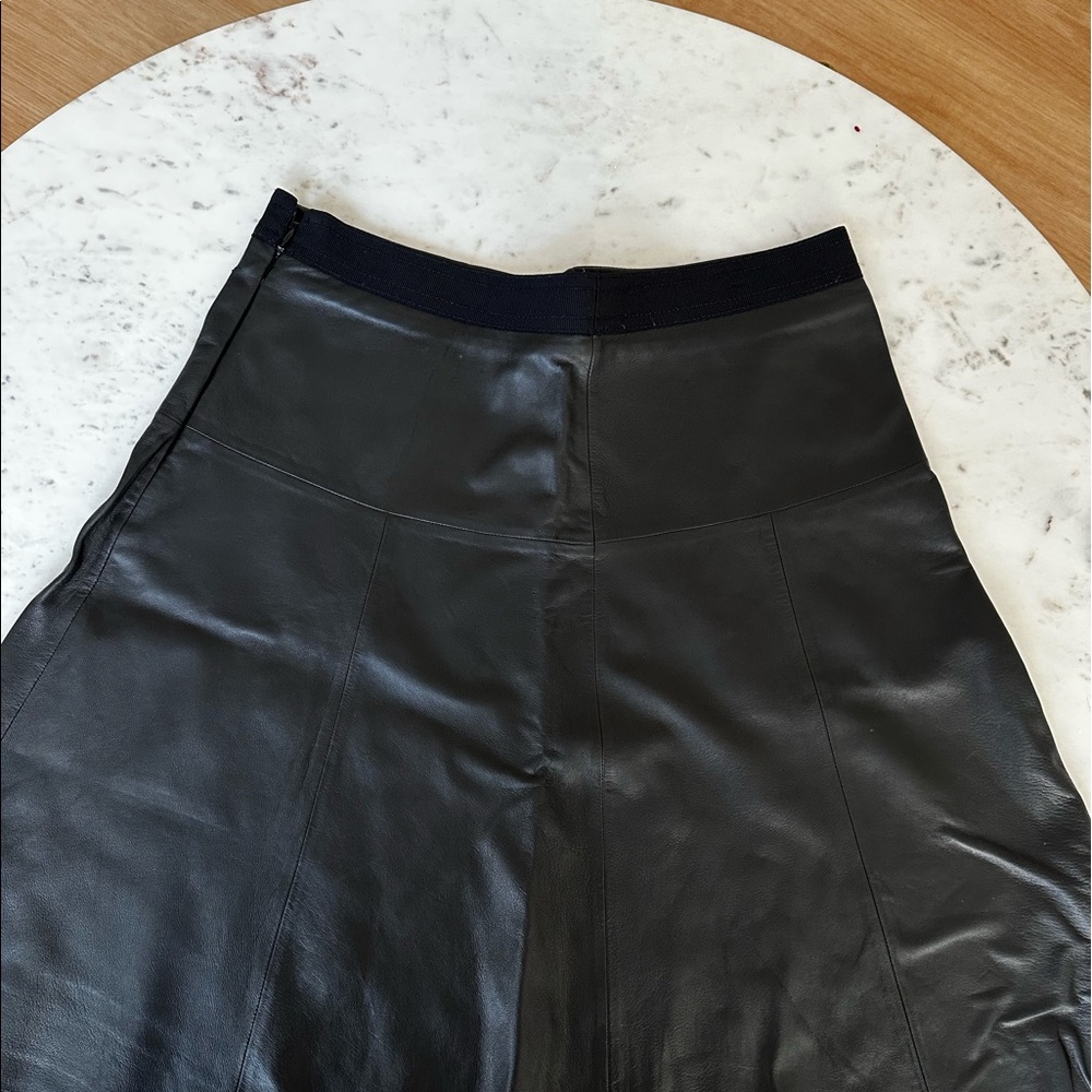 Vince leather skirt
